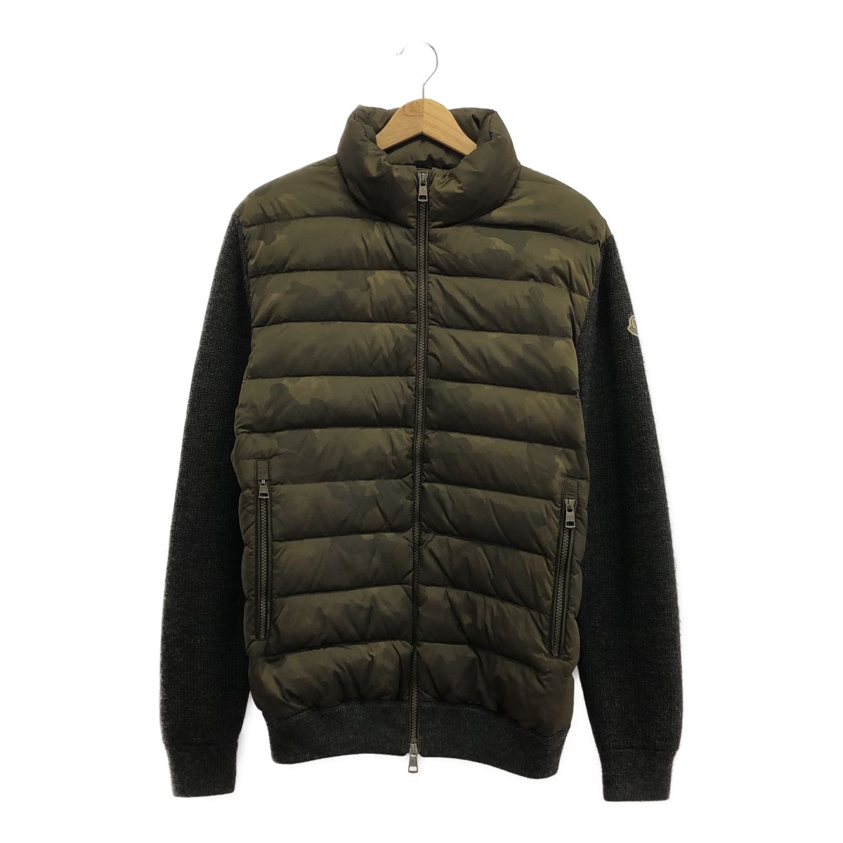 MONCLER MAGLIONE ニットダウン Lナイロン