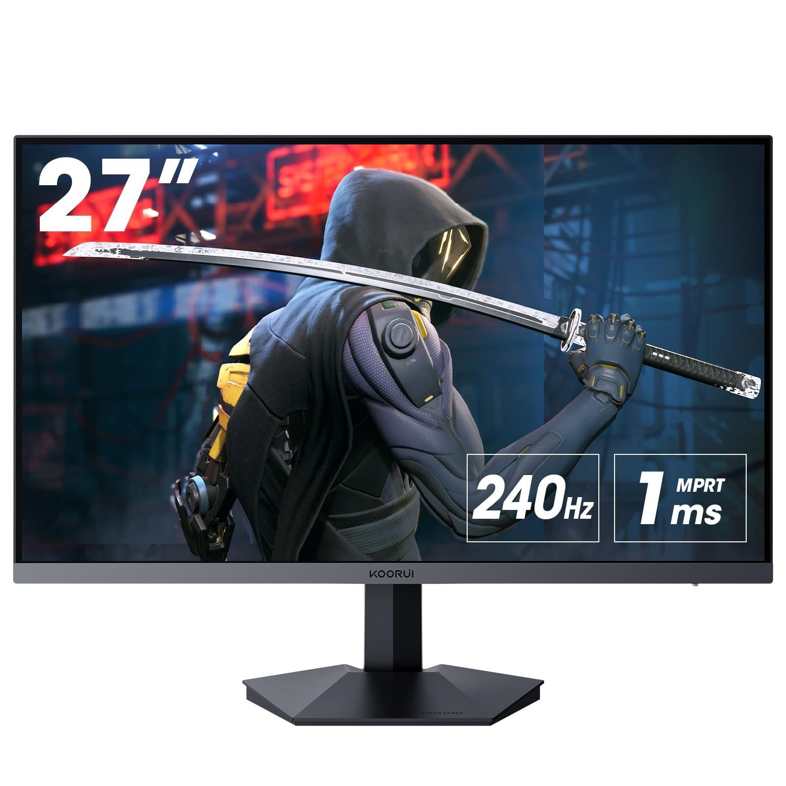 人気商品】ゲーミングモニター 27インチ 240Hz VA KOORUI ディスプレイ