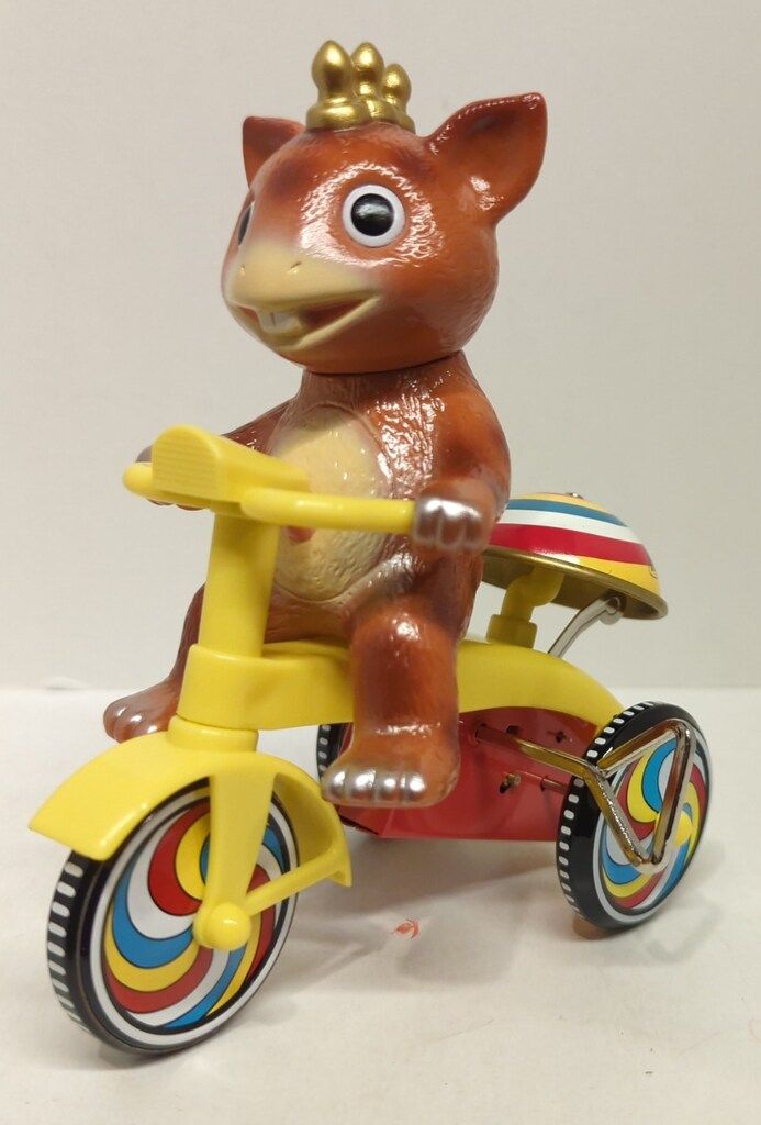M1号 快獣ブースカ三輪車 茶色成型 ブルマァクゼンマイ三輪車 特撮