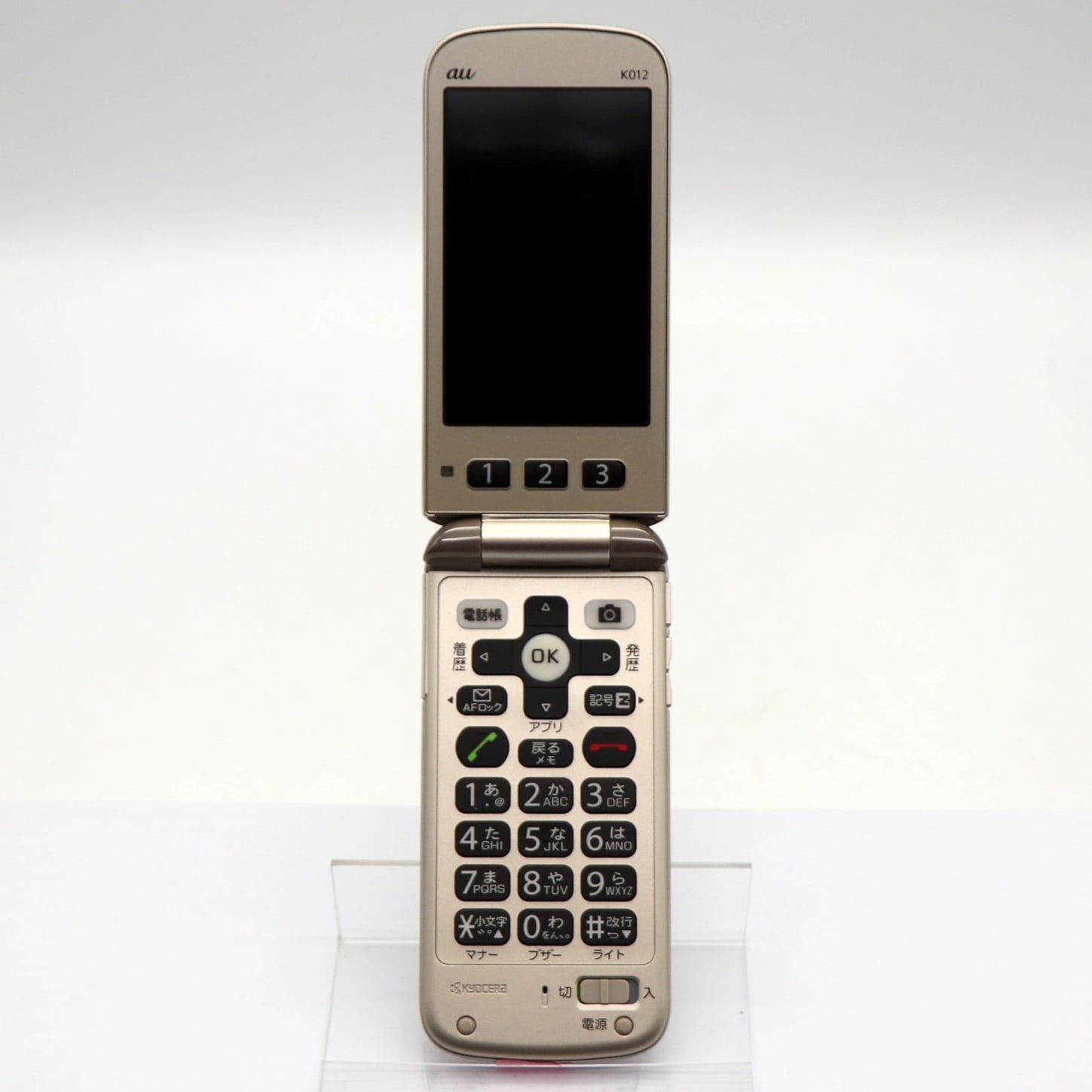 かんたん携帯 k012 au 簡単ケータイ K012 | 京セラ