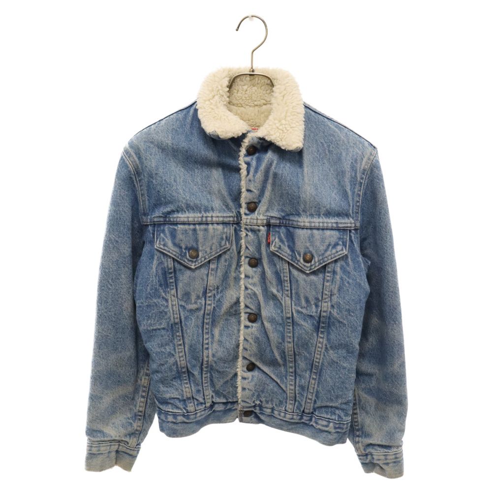 Levi's (リーバイス) 70S VINTAGE ヴィンテージ 推定70605 ボアデニムトラッカージャケット ボタン裏52 スモールe  インディゴ - メルカリ