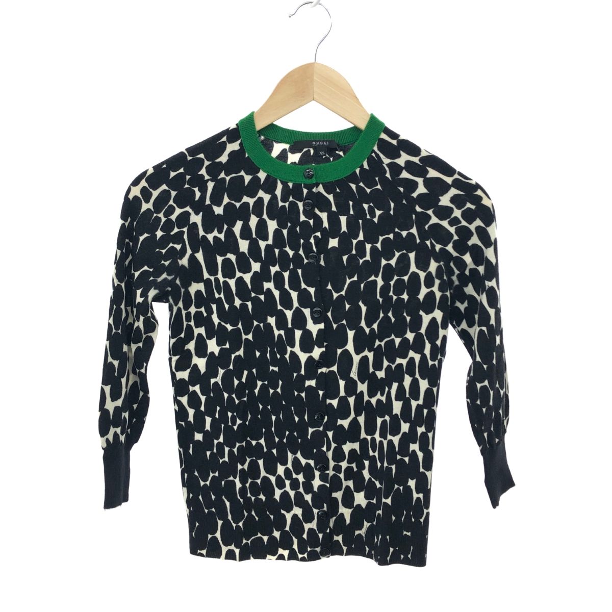 gucciカーディガン GUCCI グッチ カーディガン サイズ:XS 192325・X4106 ブラック