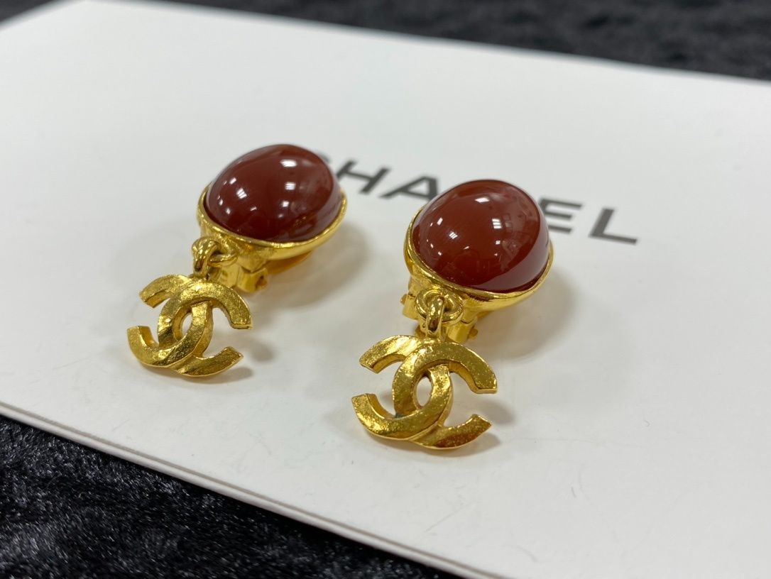 CHANEL ココマーク カラーストーンイヤリング 1602 CHANEL シャネル ココマーク カラーストーンイヤリング 管理番号