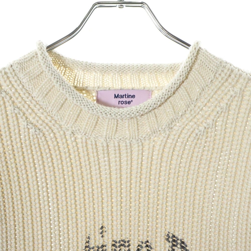 MARTINE ROSE (マーティンローズ) LOGO PRINT SWEATER ビリヤード