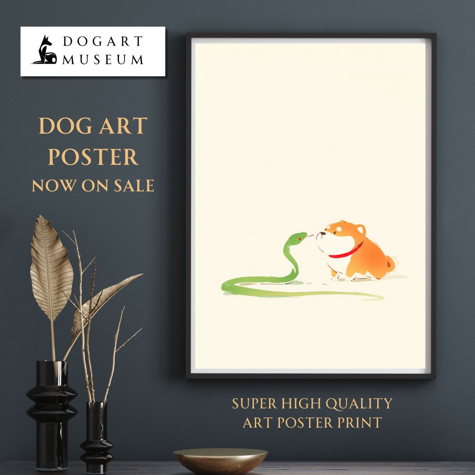 福 寿（2025年） - 柴犬・豆柴犬 No.1】巳年・蛇・謹賀新年・賀正・新春・