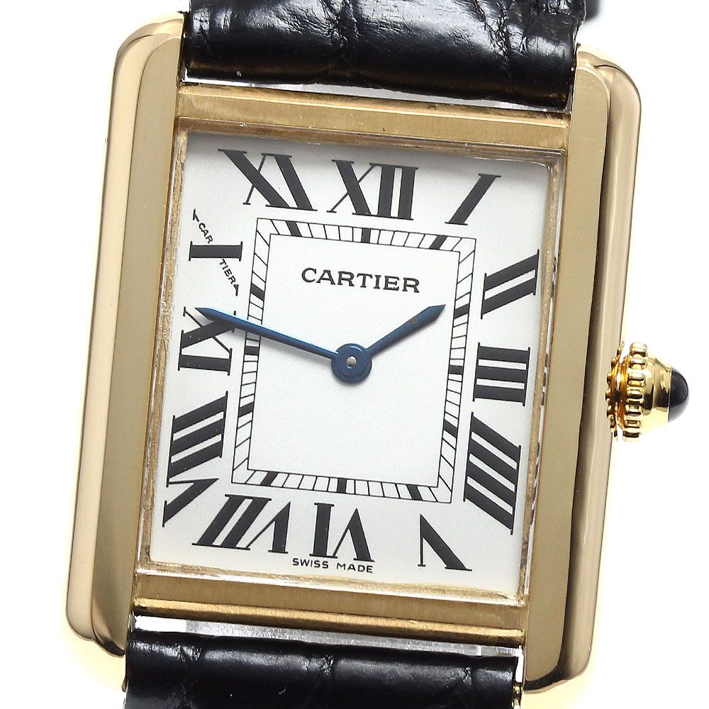 カルティエ CARTIER W1018755 タンクソロ SM クォーツ レディース_  