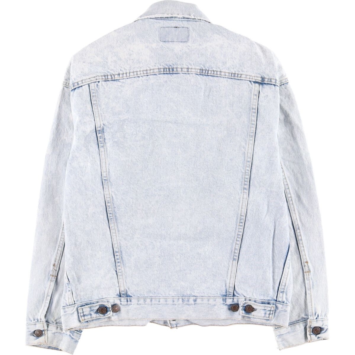 古着 90年代 リーバイス Levi s 70507-0219 ケミカルウォッシュ デニムジャケット Gジャン メンズL相当 ヴィンテージ|eaa582558