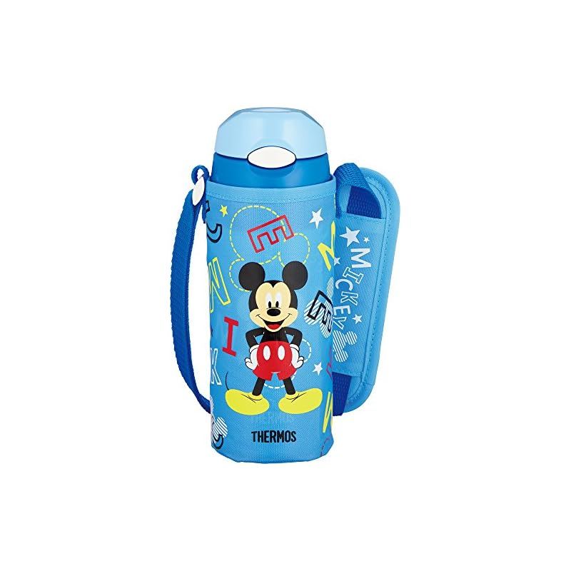 【新着商品】サーモス 真空断熱ストローボトル 【ワンタッチ】 400ml ミッキー ブルースター FHL-401FDS BLS