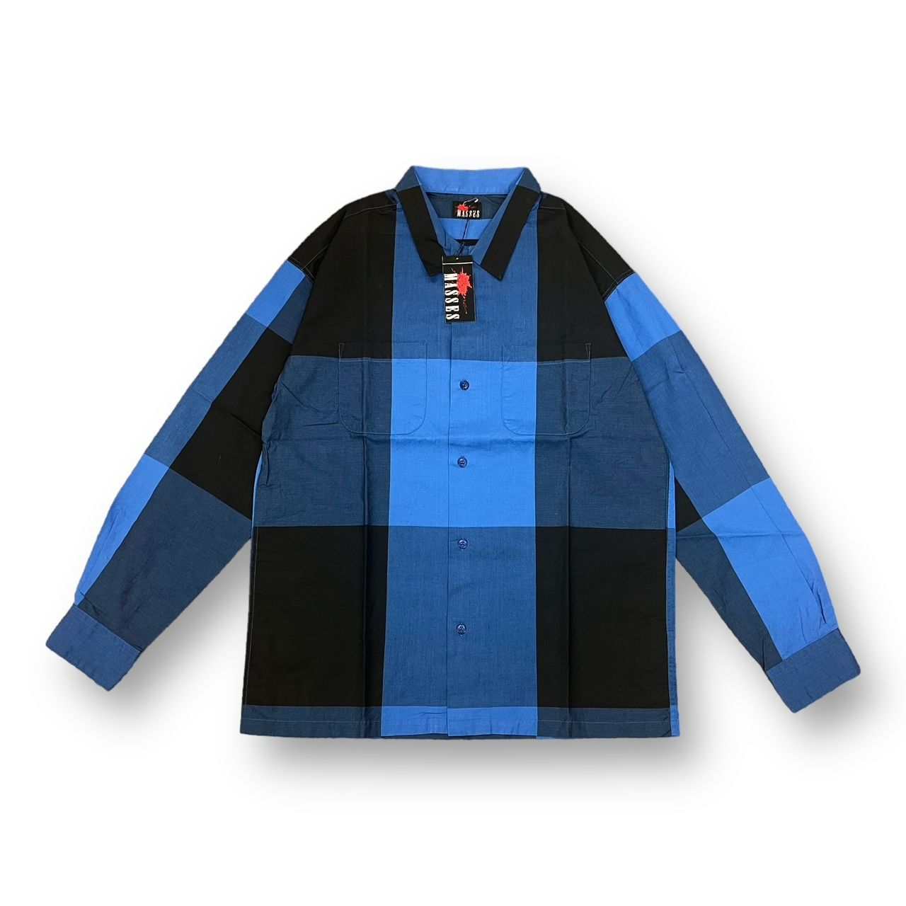 定価33000円 新品 MASSES 19SS BIG CHECK SHIRT ビッグ チェック