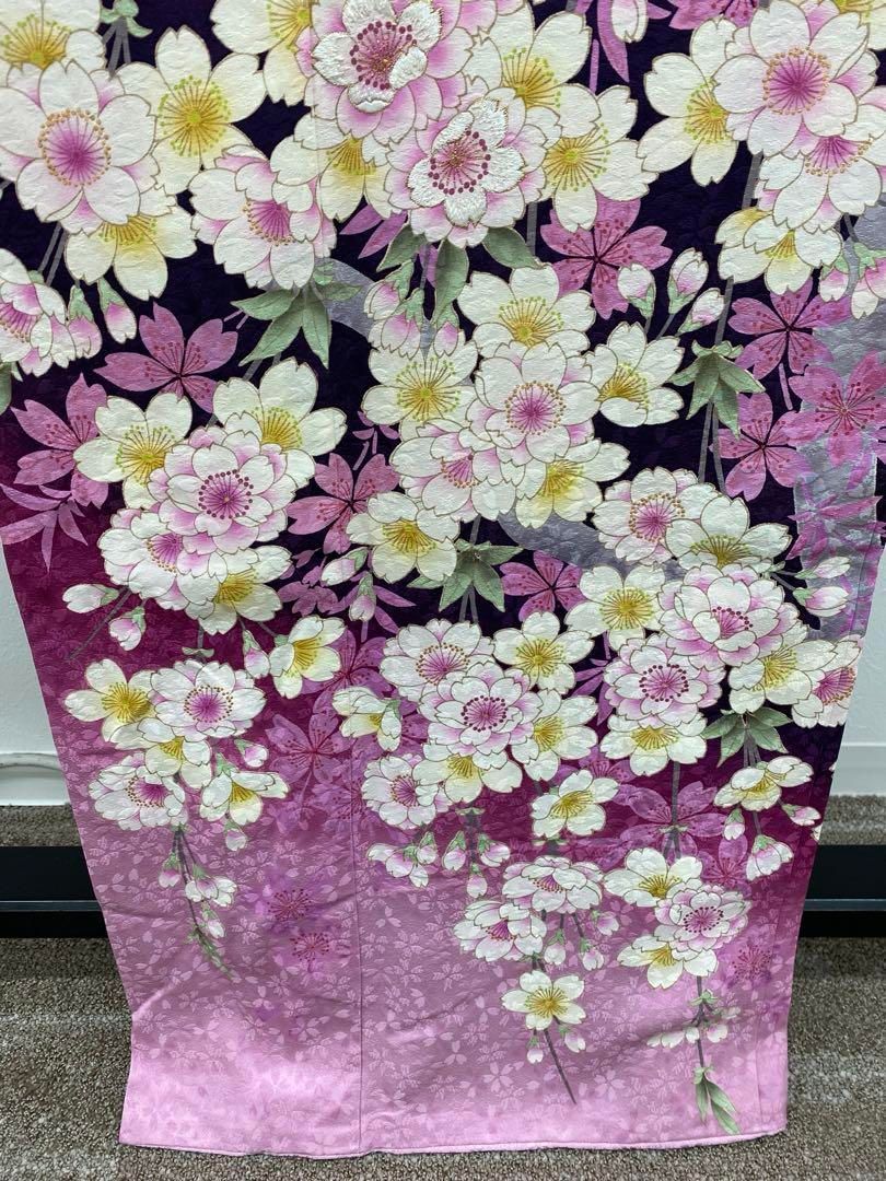 振袖 豪華 金彩 刺繍 桜 紋意匠 身丈160cm - メルカリ