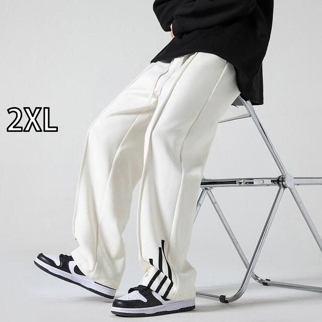 [2XL]メンズ ファッション 服 男性用 オシャレ シンプル 大人 かっこいい 大きいサイズ ストリート 紳士服 半袖 ショート パンツ スーツ 夏  冷感 ポロシャツ ハーフスリーブ セット カジュアル 種類2：M/A：白ラウンドネック メンズ ファッション 服 男性用 オシャレ シンプル 大人 かっこいい 大きいサイズ ストリート 紳士服 メッシュ 冷感 速乾 T シャツ 半袖 Vネック シャツ 夏 薄手 通気性 ニット トップス