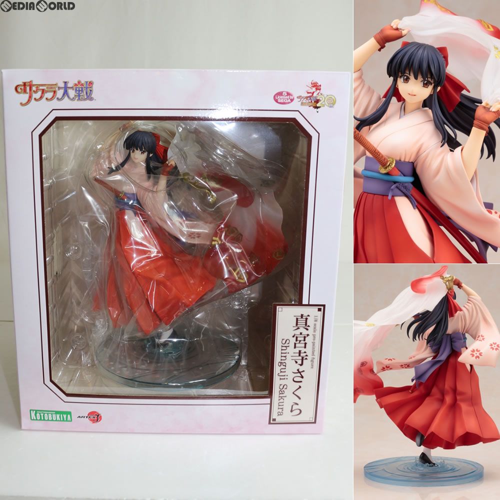 KOTOBUKIYA - ARTFX J 真宮寺さくら(しんぐうじさくら) サクラ大戦 1/8 完成品 フィギュア(PP639) コトブキヤ ARTFX J 真宮寺さくら(しんぐうじさくら) サクラ大戦 1/8 完成品