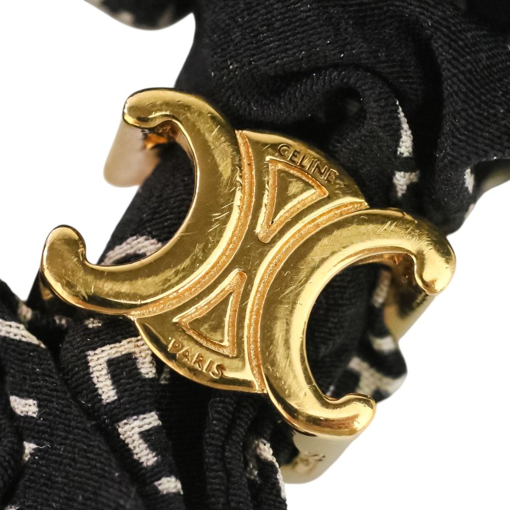 CELINE レイユール シュシュ / シルク＆ゴールドフィニッシュ