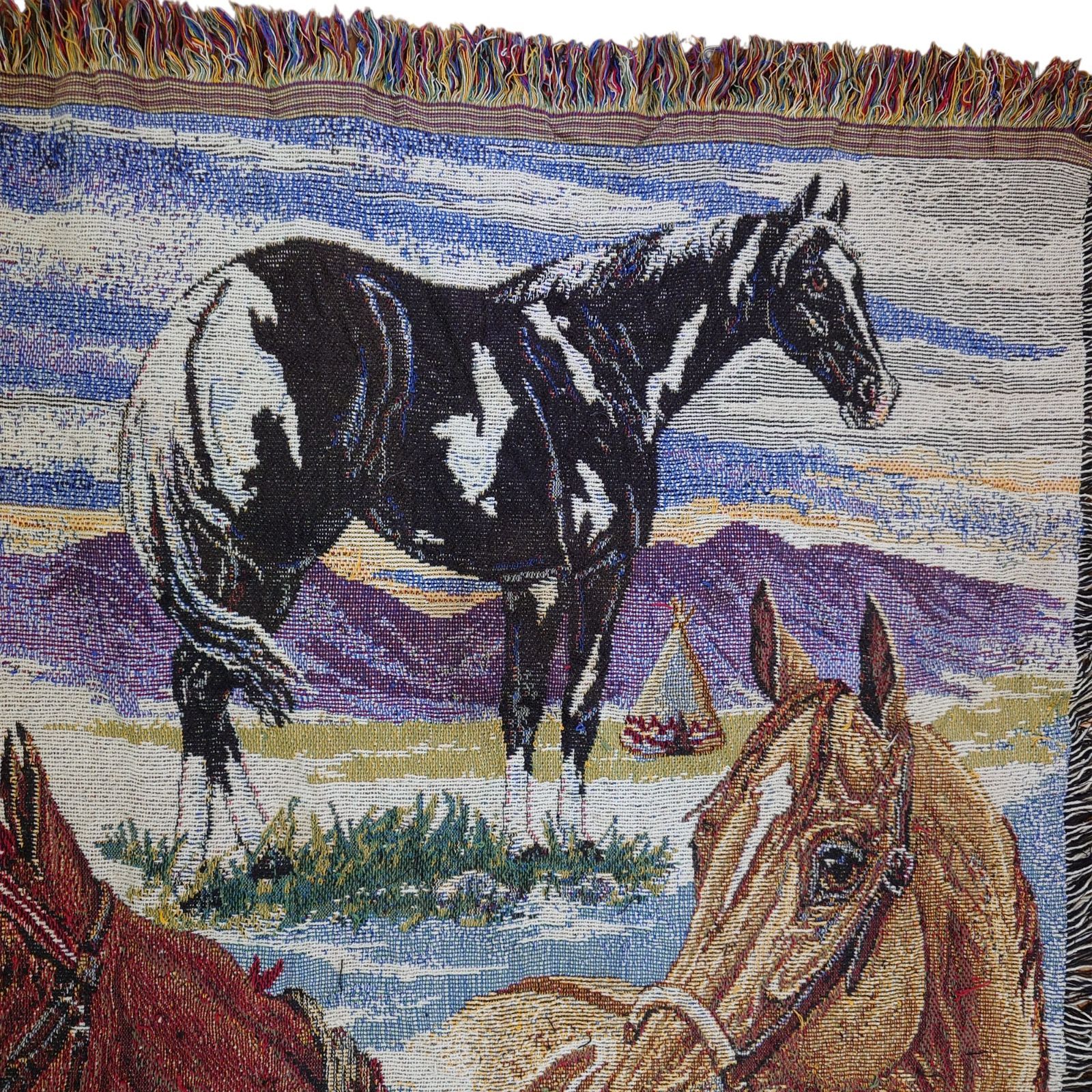 vintageラグ カーペット マルチカバー、馬、ホース、アニマル 248 vintageラグ カーペット マルチカバー、馬、ホース、アニマル