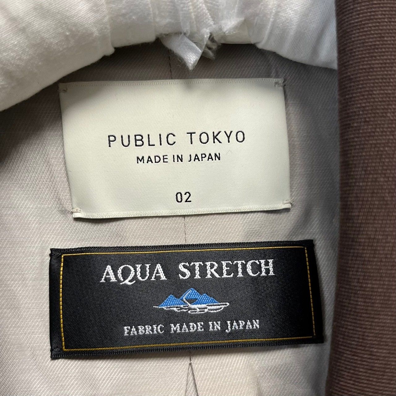 PUBLIC TOKYO パブリックトウキョウ AQUA STRETCH 3Bテーラード 