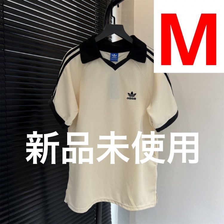 新品未使用 大人気 adidas アディダス ワッフル Tシャツ 半袖 ポロシャツ 男女兼用 Mサイズ