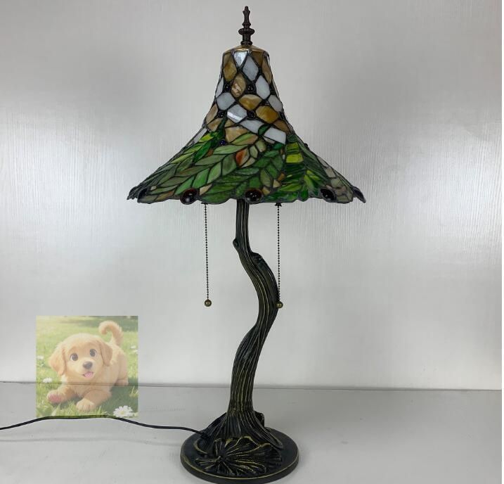 新入荷豪華大型ステンドランプ