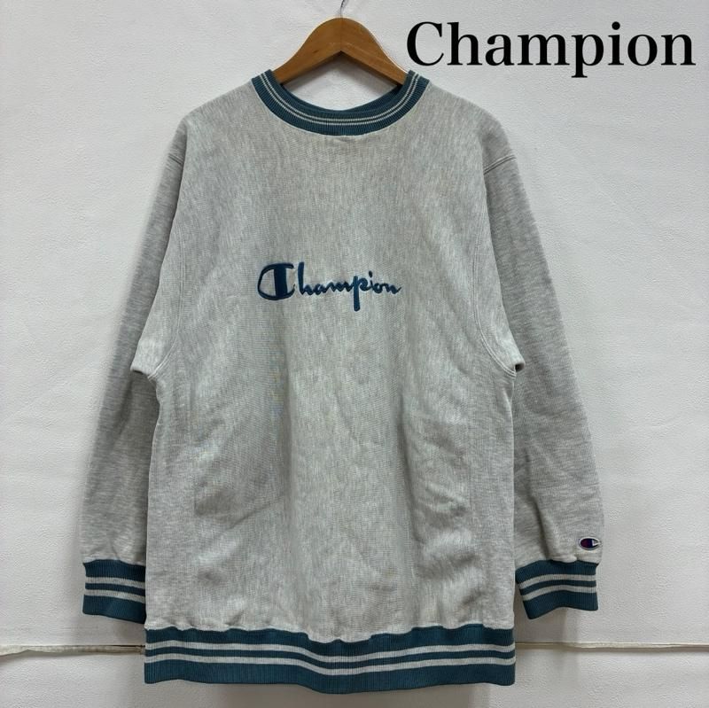 90s USA製 Champion REVERSE WEAVE スウェット 長袖 USA製 90s Champion Reverse Weave Sweatshirt 緑 L