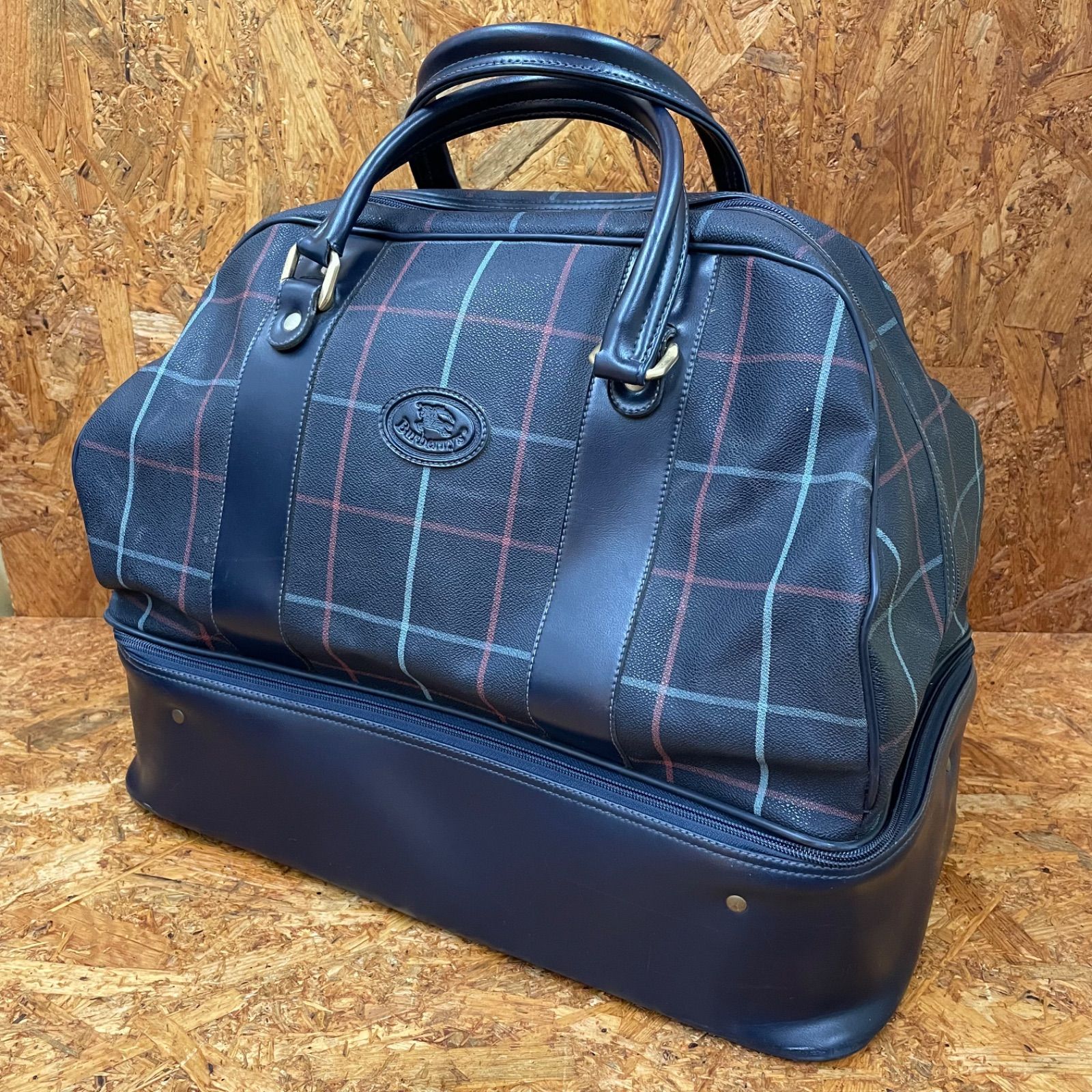 イタリア製 Burberry トランク バーバリー ゴルフバッグ ボストン 