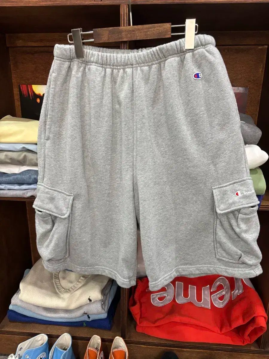 Champion チャンピオン カーゴ スウェット ハーフパンツ