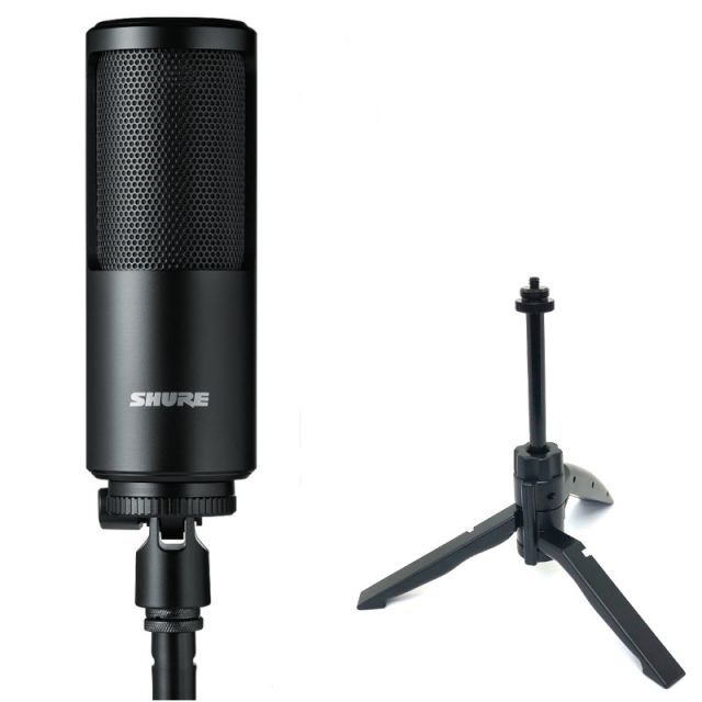 ホーム レコーディング 用 マイク SHURE SM4 -K-J 正規輸入品 卓上スタンド CAD37S