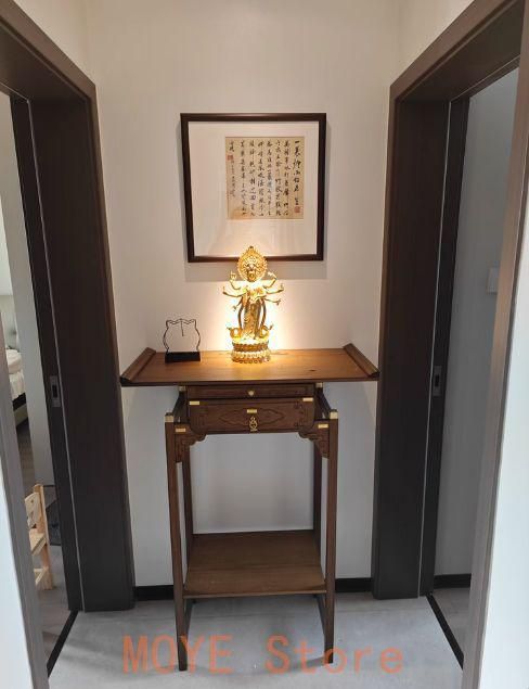 仏教美術 仏像 八臂観音菩薩仏像 家内 仏堂供仏 銅製品 工芸品 置物