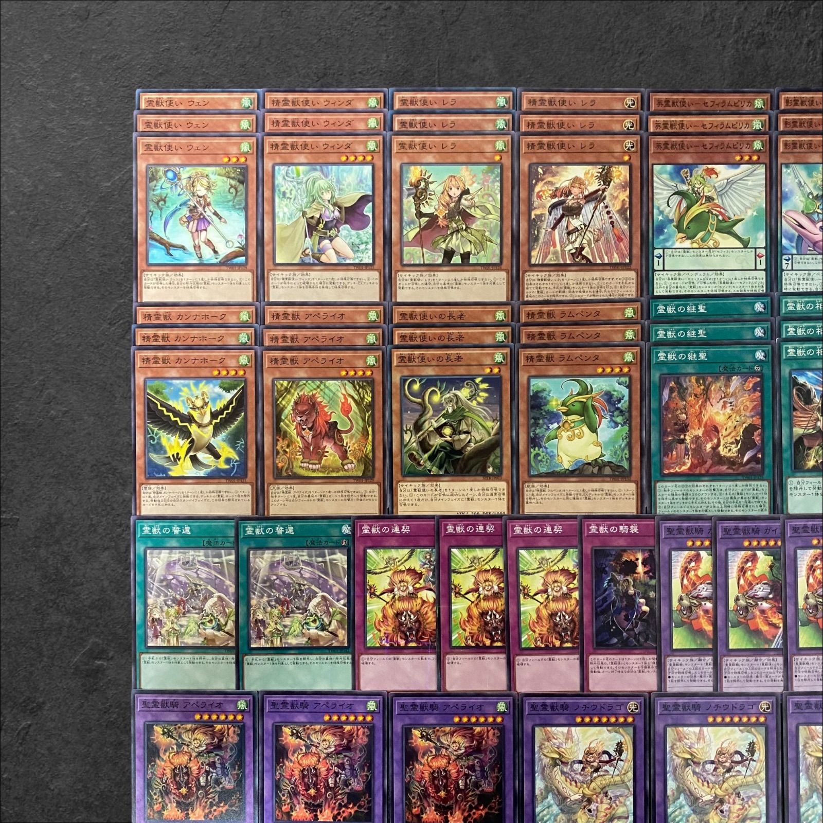 霊獣　デッキ　パーツ 9295【遊戯王】霊獣〈デッキパーツ〉56枚セットの通販 CARD SHOP