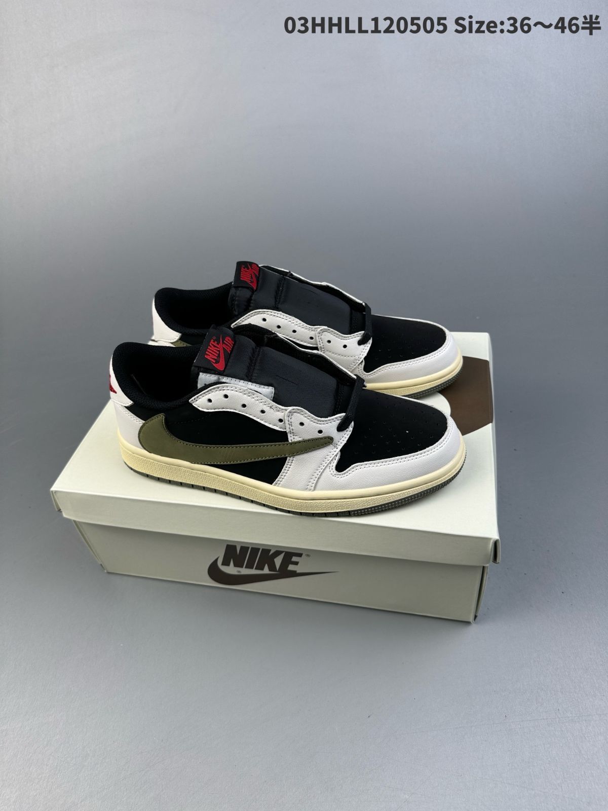 Travis Scott x Nike Air Jordan 1 Low Medium Olive