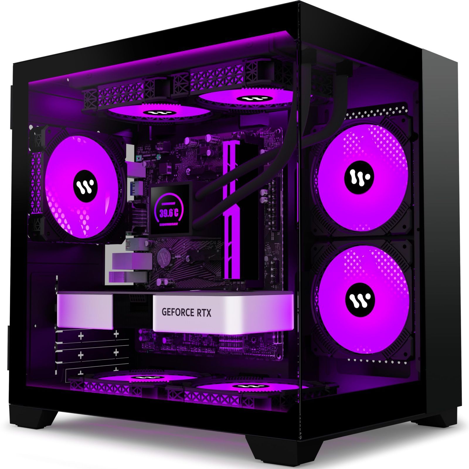 数量限定】ファンがプリインストールされ、二重強化ガラスのゲーミング