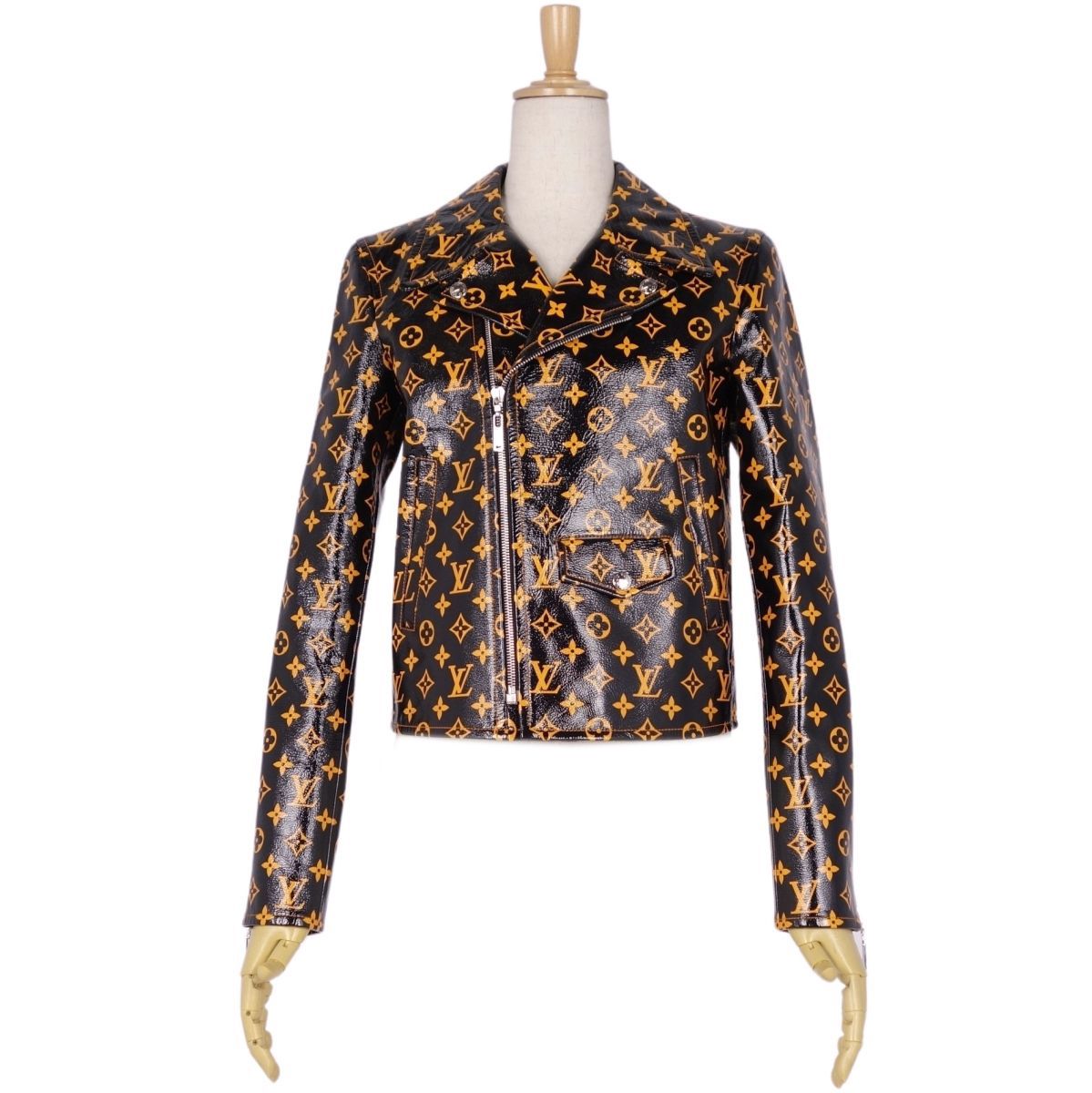 ルイヴィトン LOUIS VUITTON ジャケット レザージャケット ダブル 