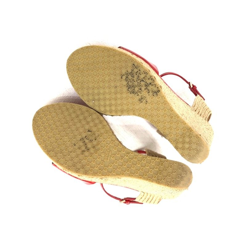 Gucci ベージュ 紫 サンダル 37 楽天市場】【中古】 グッチGUCCI ラバーヒールサンダル 紫23.5位