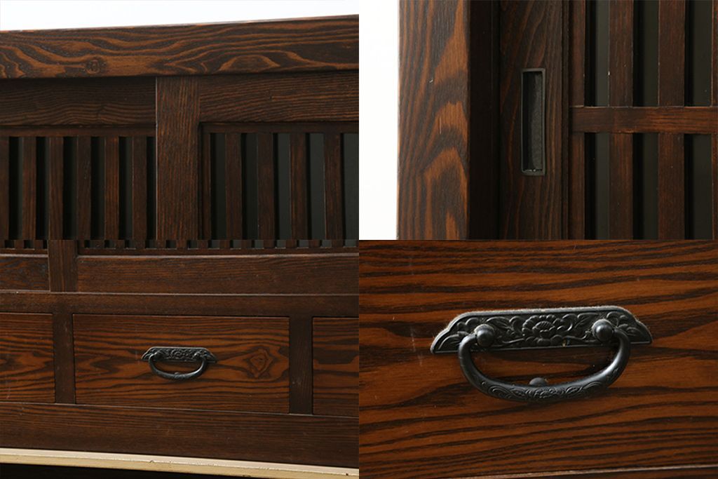 GMEK86○maruni / マルニ木工 最高級 飾り棚 キャビネットカップボ