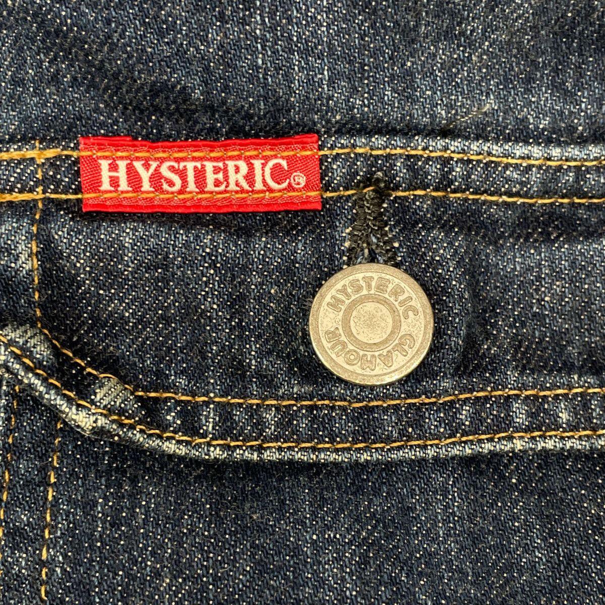 HYSTERIC GLAMOUR ヒステリックグラマー ｲﾝﾃﾞｨｺﾞ ﾃﾞﾆﾑｼﾞｬｹｯﾄ S