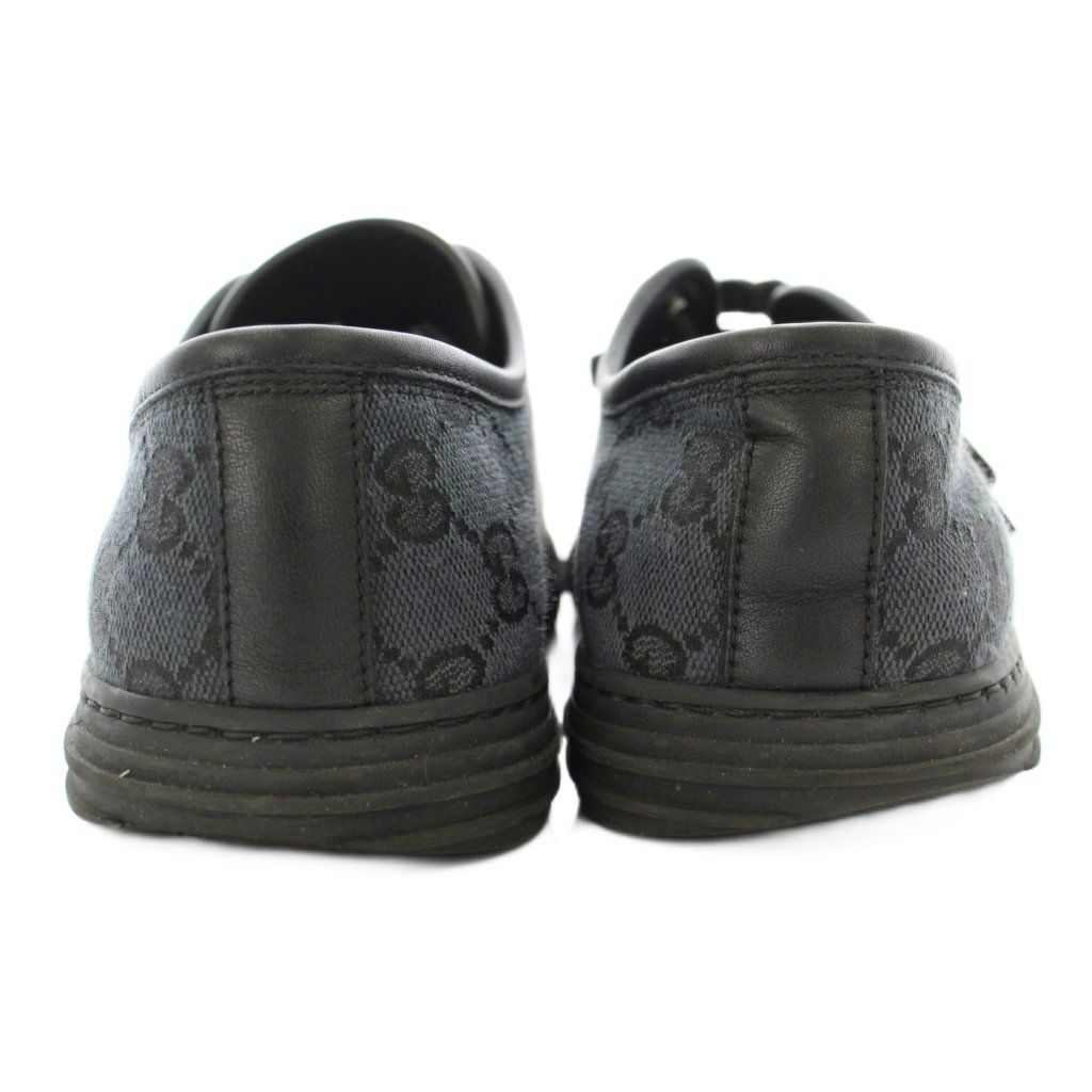 グッチ GUCCI スニーカー ローカット GGキャンバス レザー 6.5