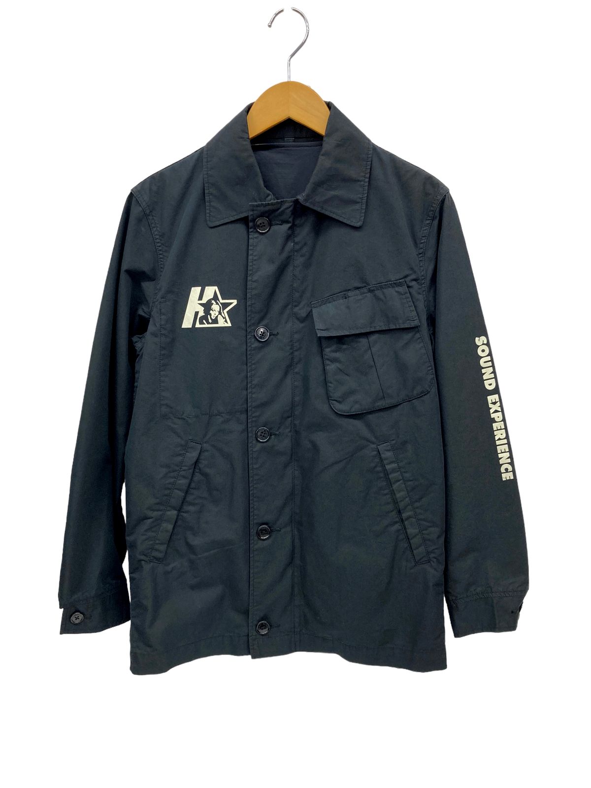 【美品】HYSTERIC GLAMOUR　デッキジャケット ライナー付【S】 HYSTERIC GLAMOUR（ヒステリックグラマー）の「STAR-WOMAN