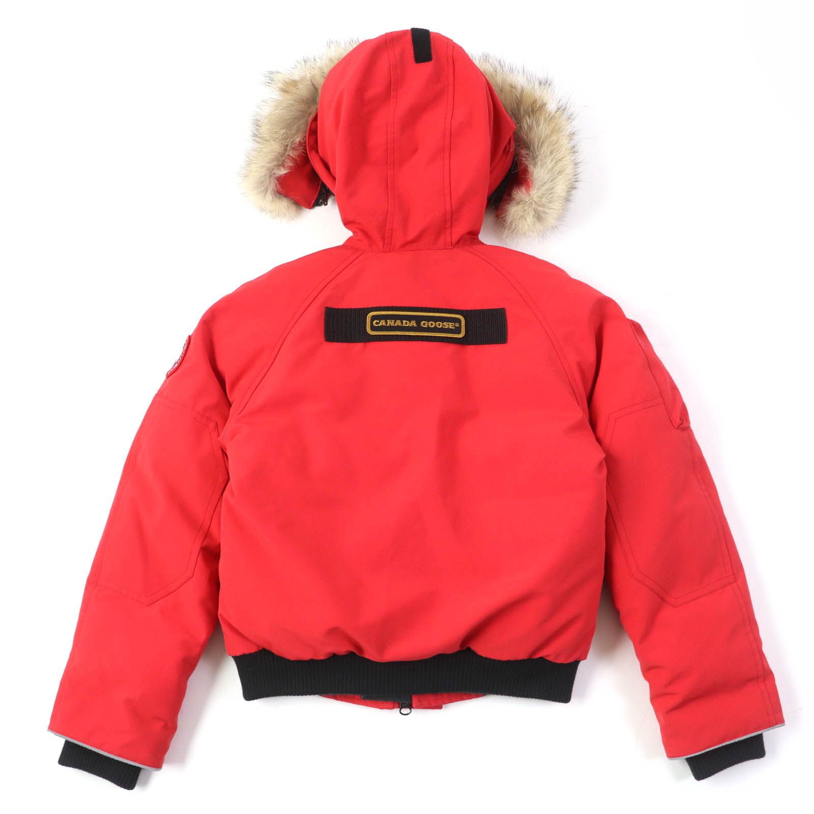 美品☆CANADA GOOSE カナダグース 7995Y YOUTH RUNDLE BOMBER ロゴ  