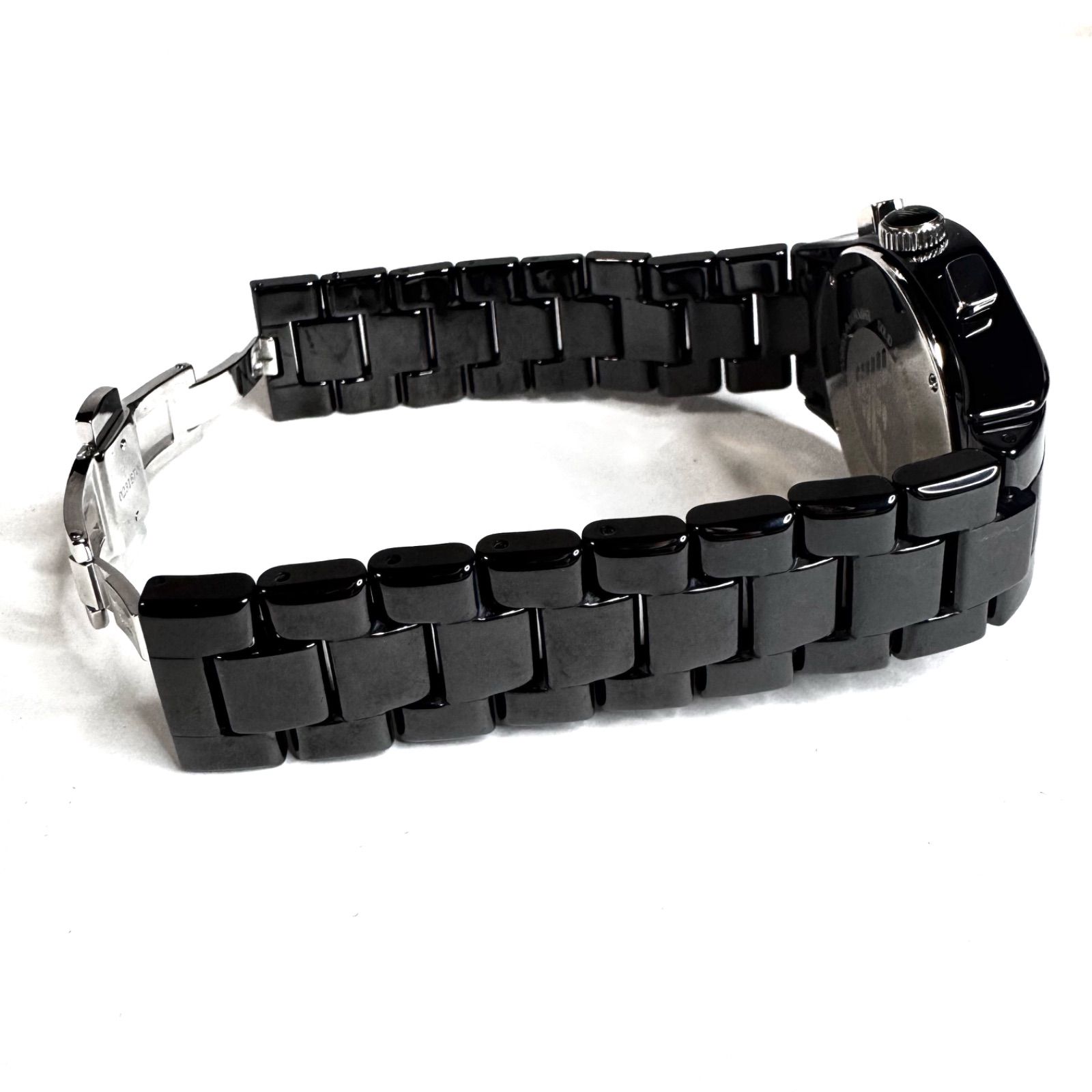 EMPORIOARMANI エンポリオアルマーニ AR1400 腕時計 クォーツ メンズ クロノグラフ デイト セラミック ブラック 黒