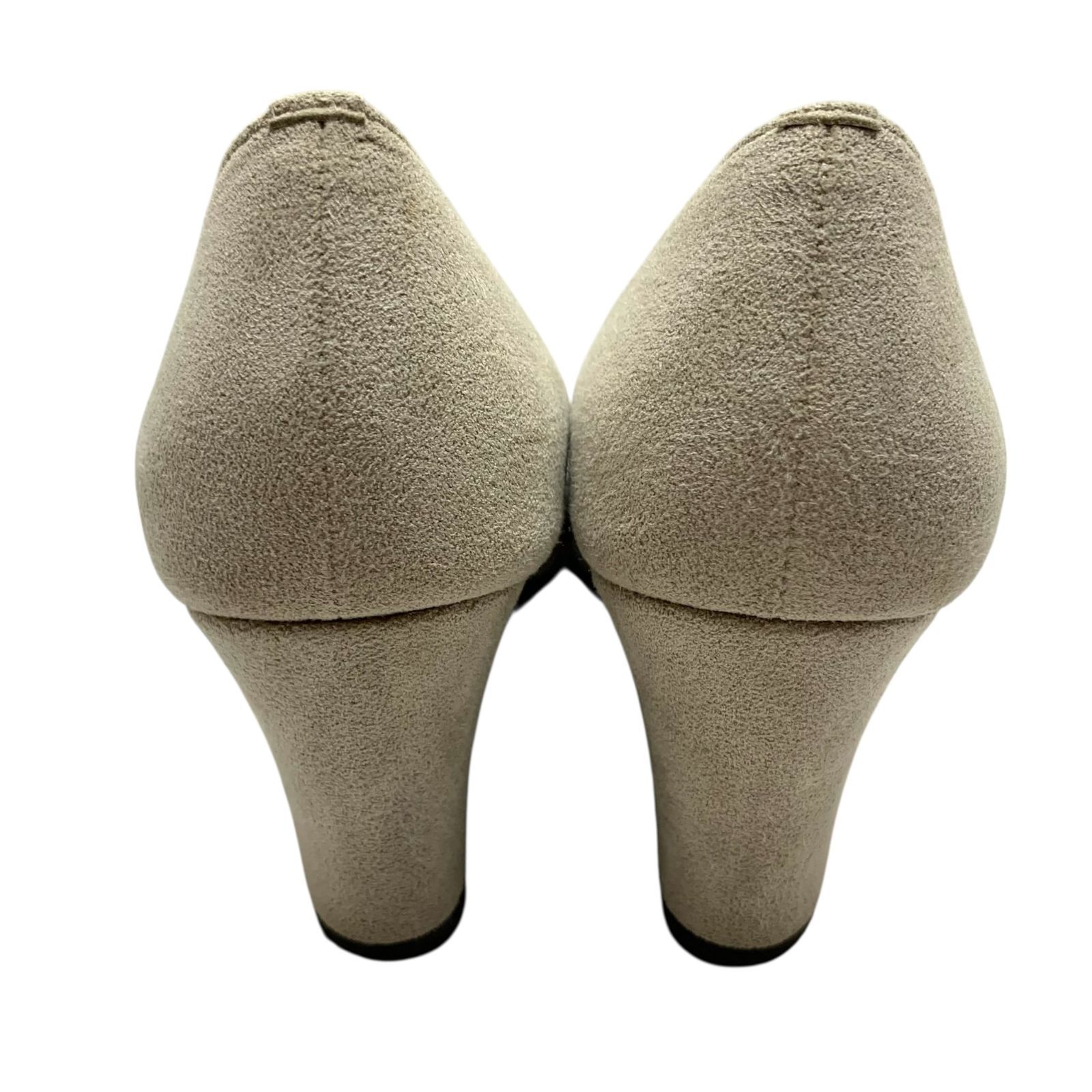 美品】クロールバリエ (23.5) パンプス ウェッジソール オープン