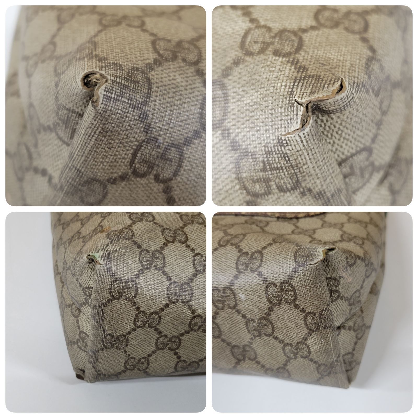 GUCCI グッチ トートバッグ GGスプリーム シェリーライン 01ccbd3ec48a3702e9f27df3384bd0