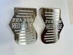REDSTAGE オリジナル キャブカバー ZRX400用 鏡面ステンレス製 ZRX400 REDSTAGE ロゴ入り レッドステージ