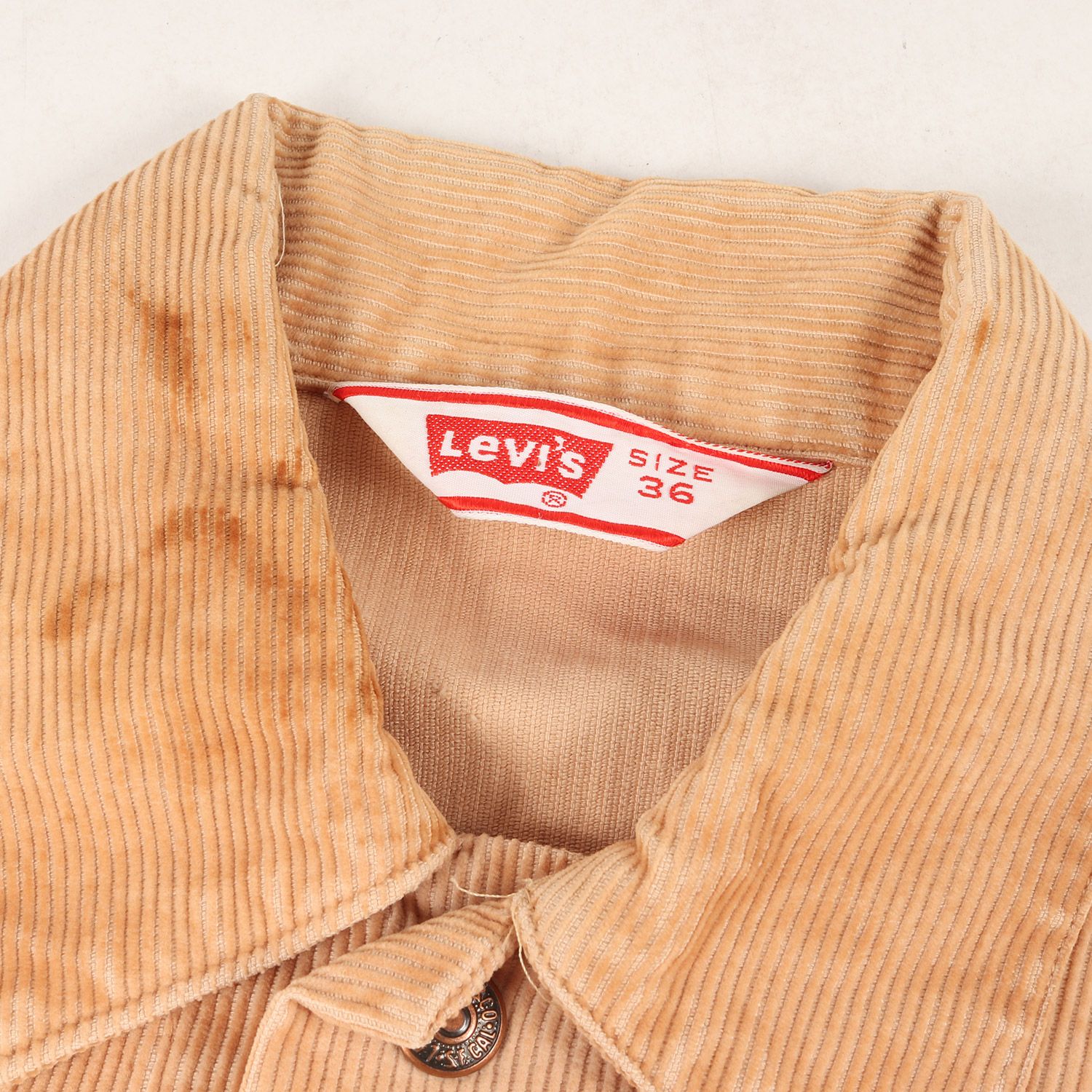 Levis リーバイス ジャケット サイズ:36 白タブ 70505 コーデュロイ 