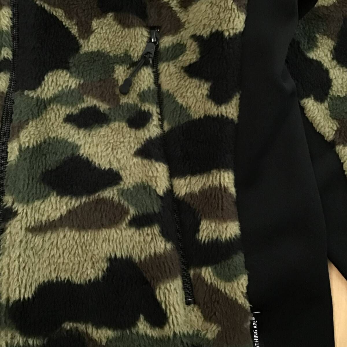 BAPE フリース ジャケット Mサイズ a bathing ape fleece jacket 1st