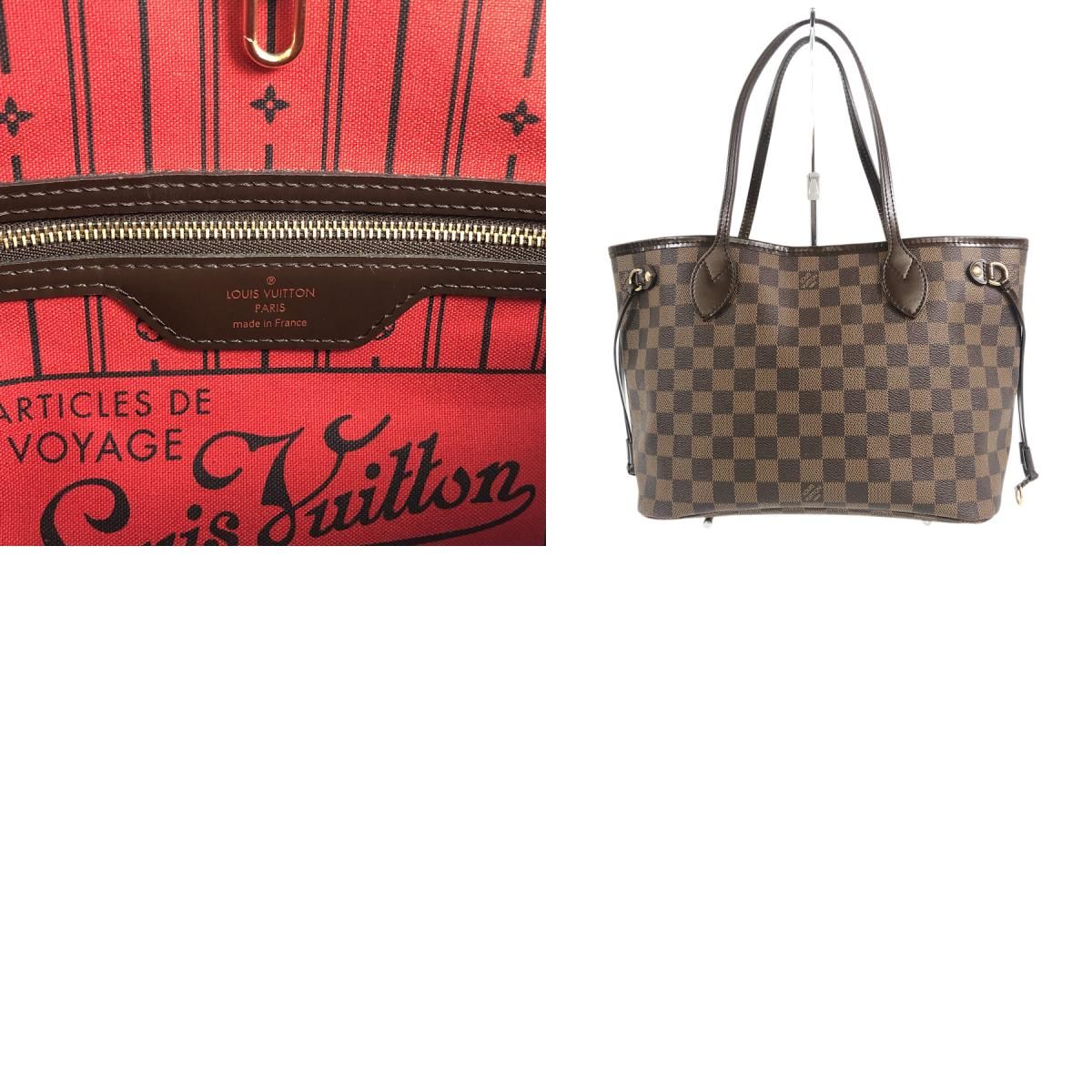 ルイ・ヴィトン LOUIS VUITTON ダミエ ネヴァーフルPM N41359 エベヌ