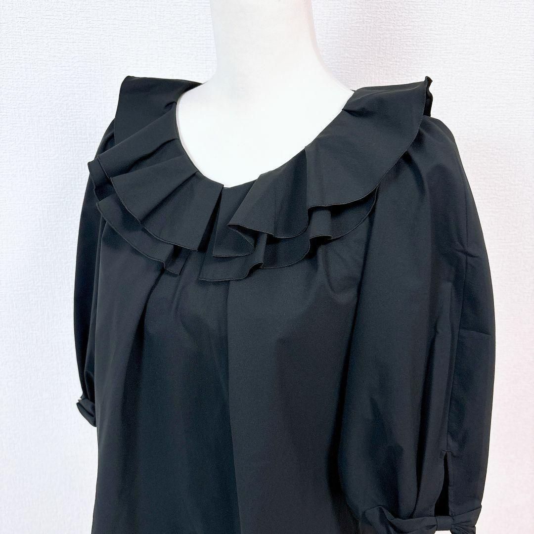 フリル七分袖ブラウス 42