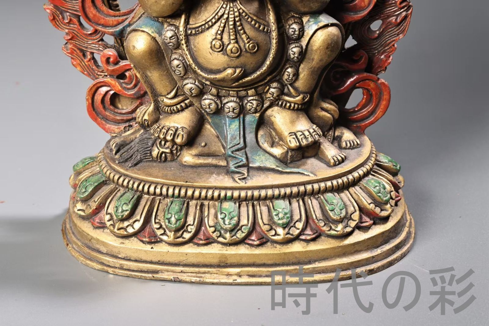 彩絵描金 大黒天佛像