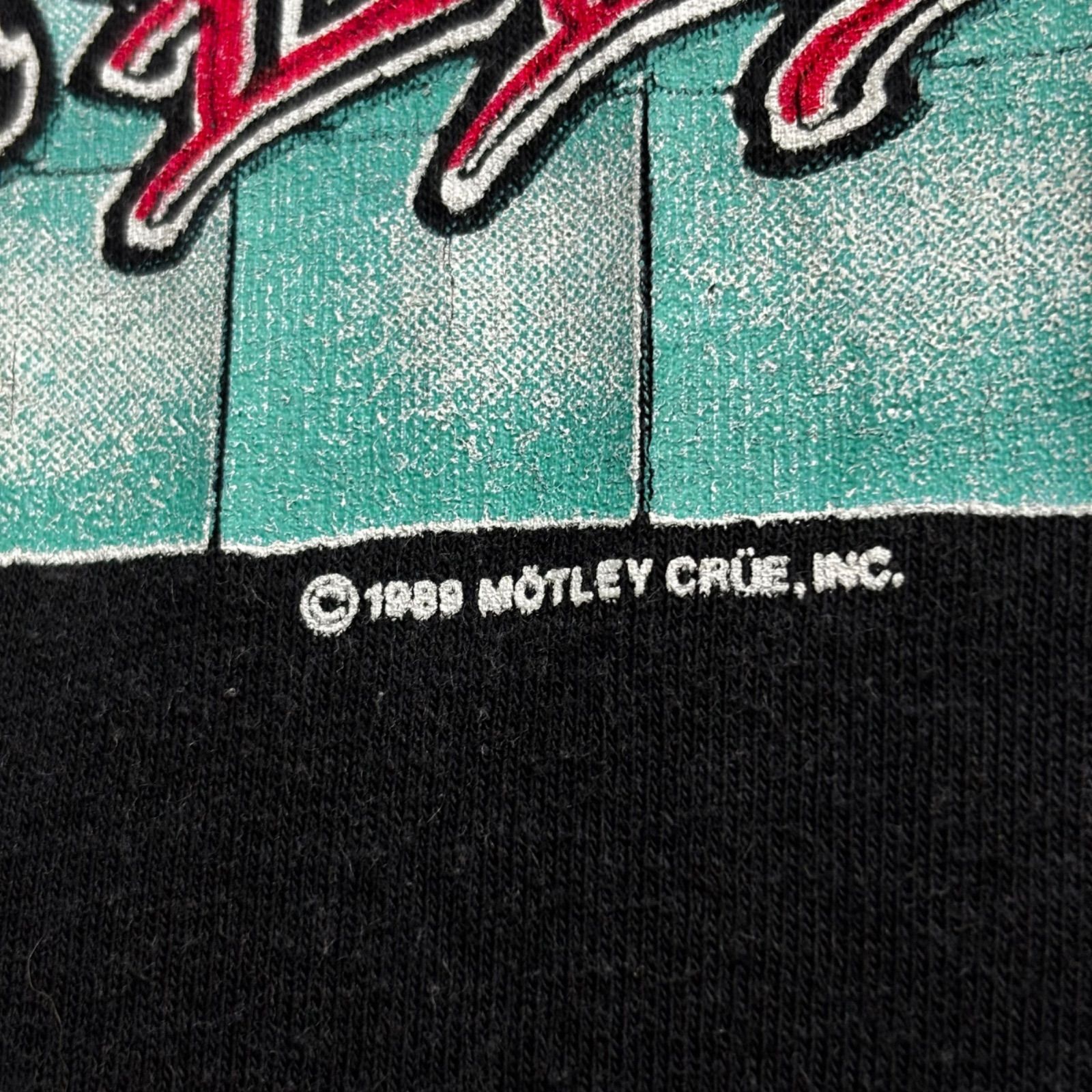 Rare】 80s MOTLEY CRUE DR FEELGOOD Band T-Shirt 【XL】 80年代 