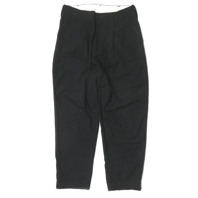 HUMIS ヒューミス 日本製 CHEMICAL 2TUCK PANTS ケミカル3タックパンツ M-PT702 S ブラック リップストップ ボトムス mc66466