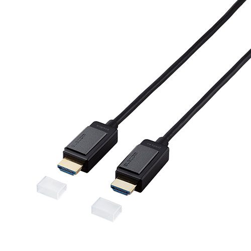 エレコム 長尺HDMIケーブル|アクティブオプティカル|4K対応|無給電タイプ|5m DH-HDLOA05BK