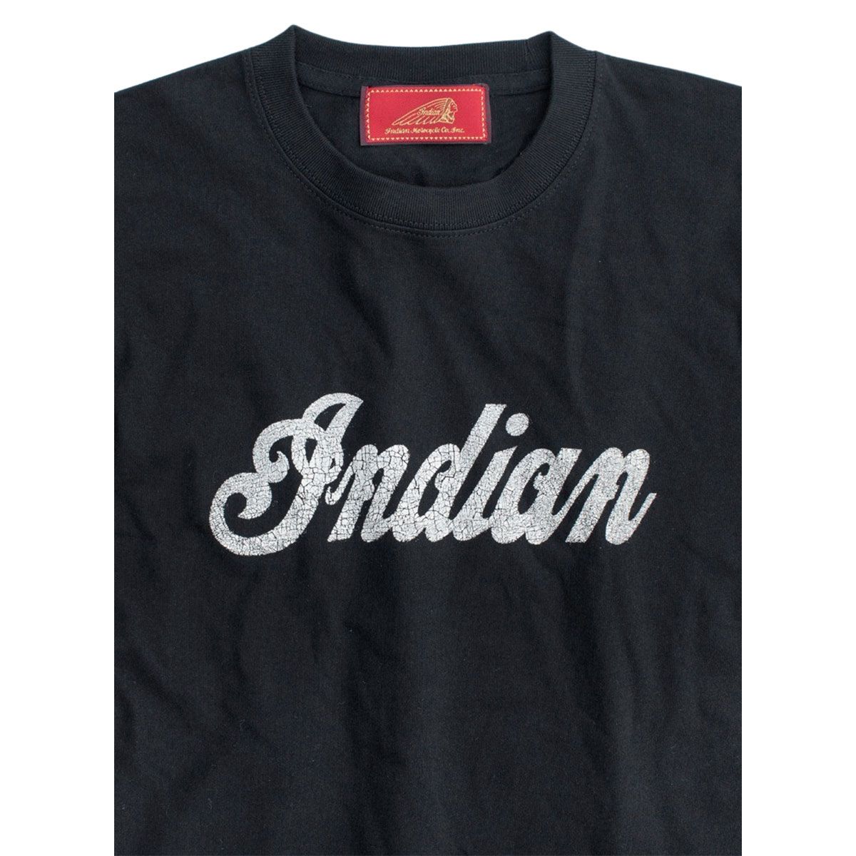 【新品】 Indian インディアン ベーシックTシャツ ロゴ メンズ/レディース ホワイト/ブラック S-XL