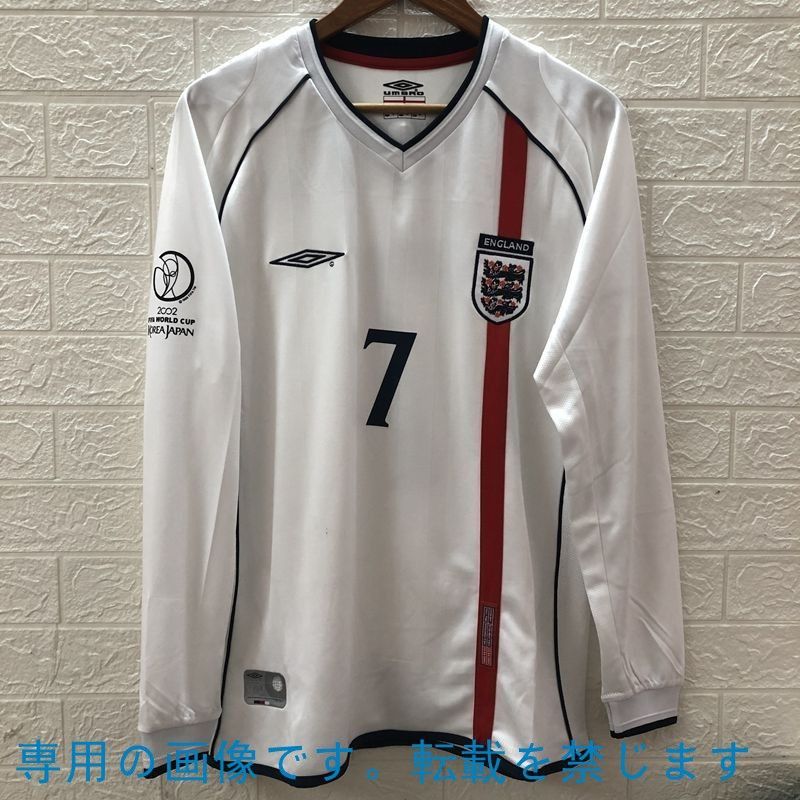 UMBRO ユニフォーム 02日韓W杯 ベッカム イングランド代表長袖
